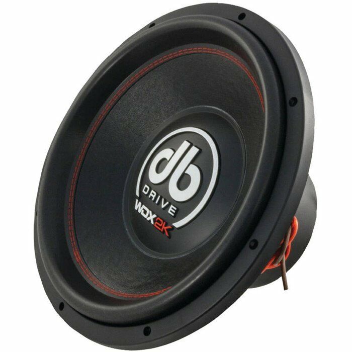 Subwoofer de Competencias Profesional DB Drive WDX12 2K 2000 Watts 12 Pulgadas 4 Ohms Doble Bobina