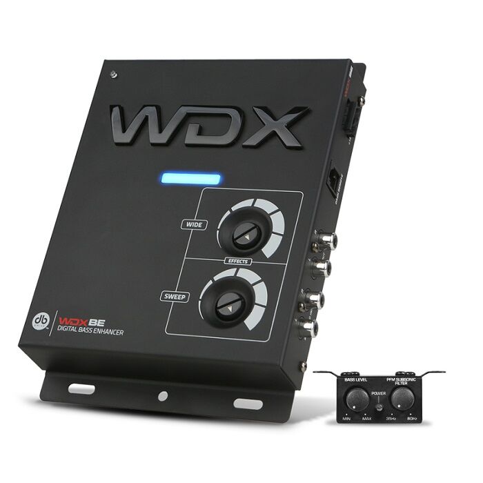 Restaurador de Bajos Digital DB Drive WDXBE con control de bajos Entradas RCA